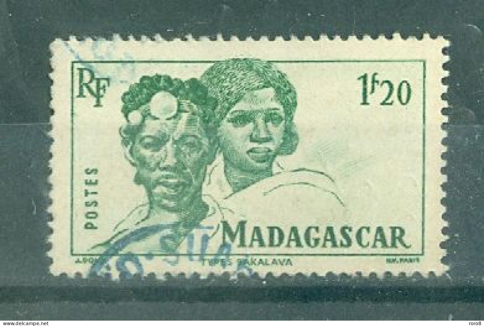 MADAGASCAR - N°307 Oblitéré. - Types Sakalaves. - Used Stamps