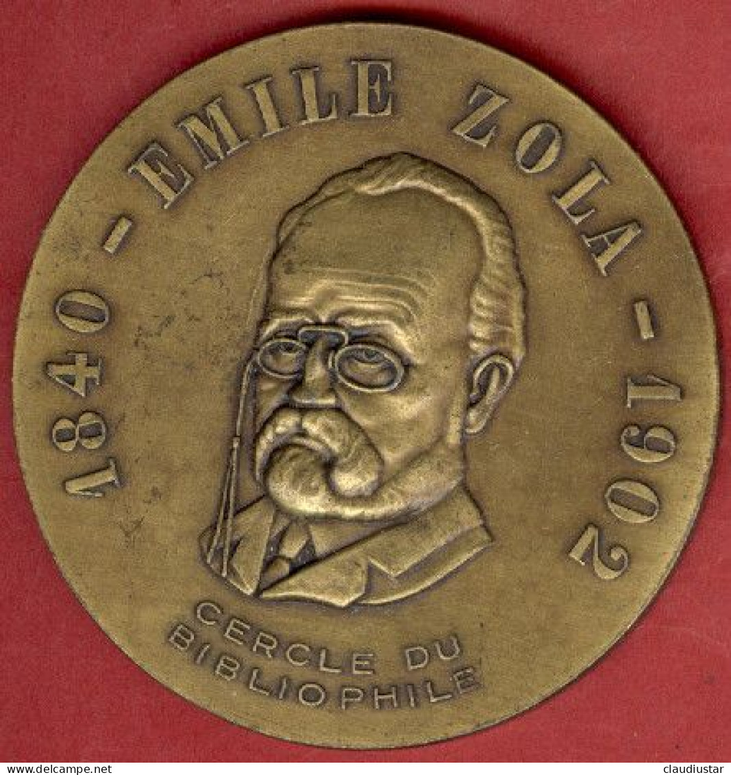 ** MEDAILLE  EMILE  ZOLA  1840 - 1902 ** - Autres & Non Classés