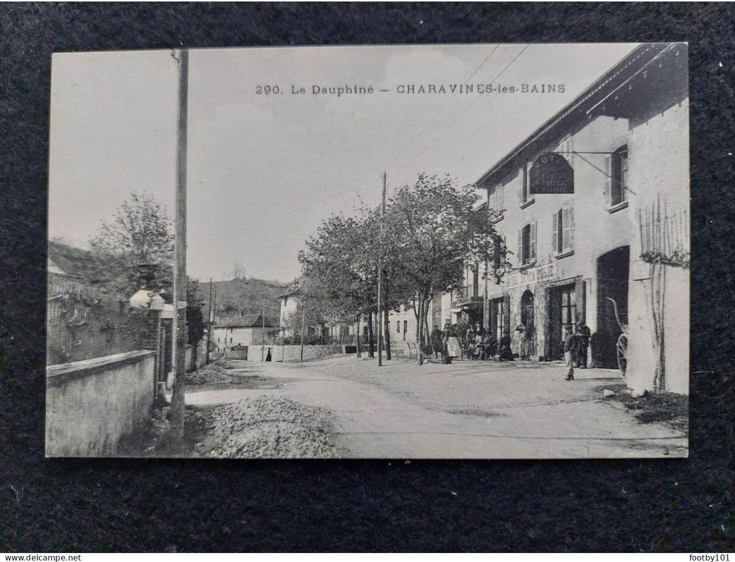 CPA   CHARAVINES   Hôtel De La Poste   N° 290 - Charavines