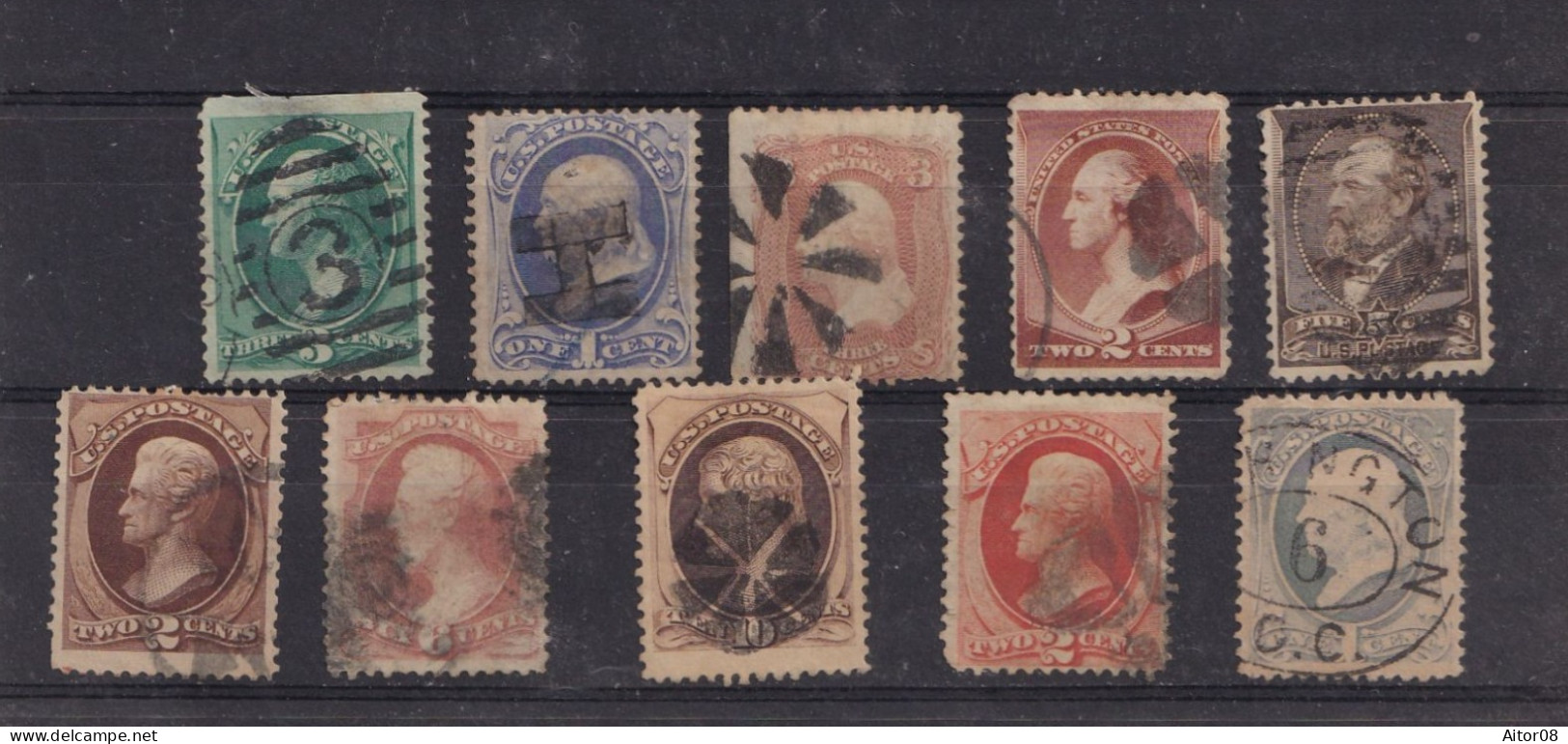 .LOT DE TIMBRES OBLITERES DE 1870/94 FORTE COTE .A VOIR - Used Stamps