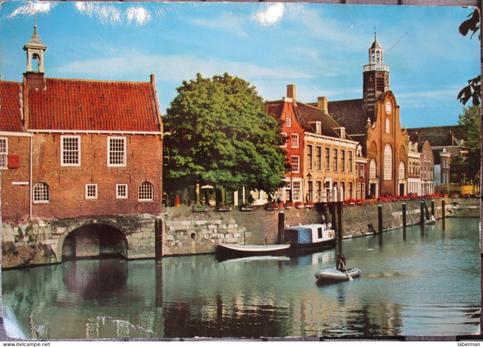 NETHERLANDS HOLLAND ROTTERDAM DELFTSHAVEN CANAL ARCHITECTURE POSTCARD ANSICHTSKARTE PICTURE CARTOLINA CARTE POSTALE CARD - Rotterdam