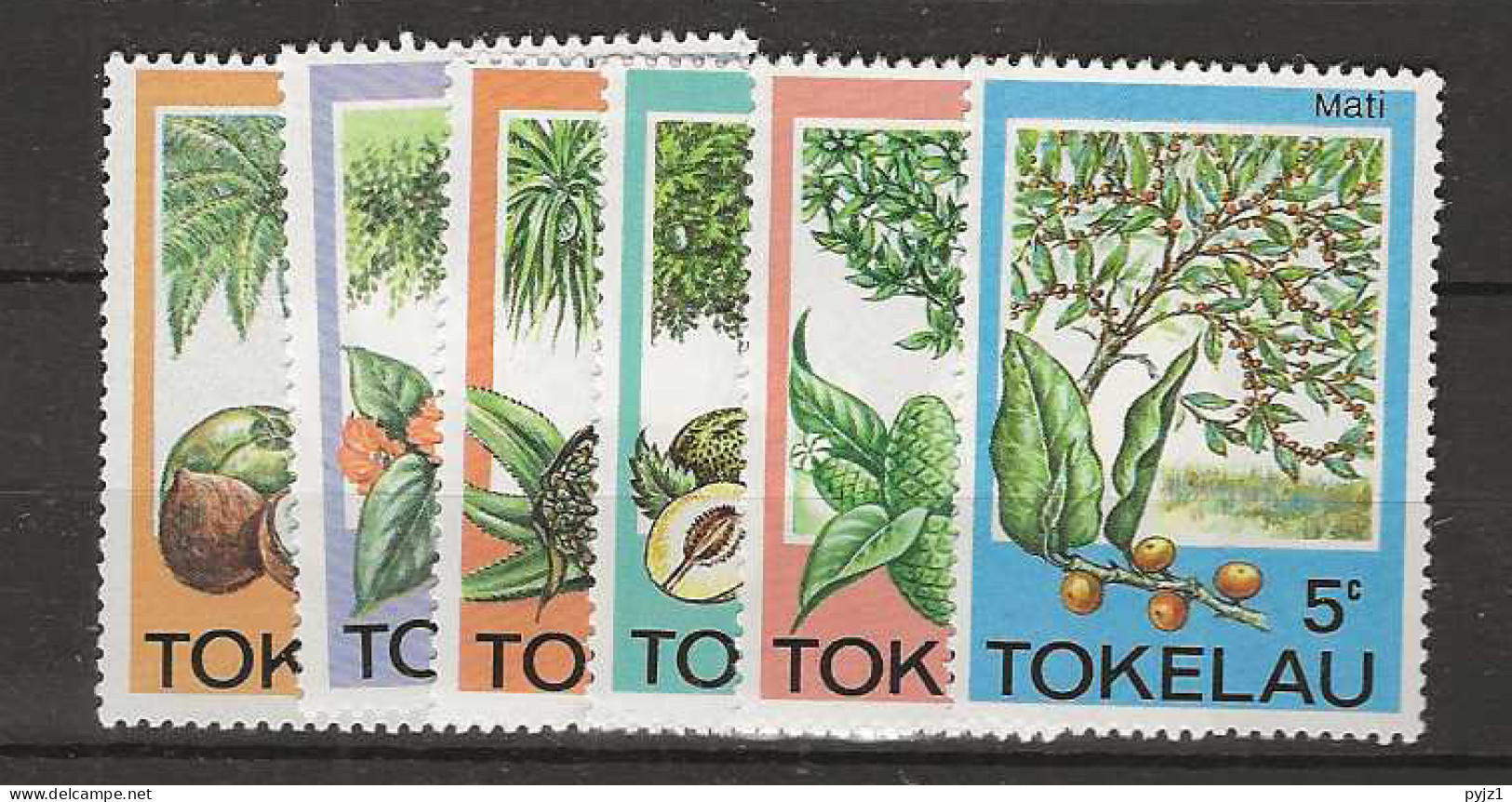 1985 MNH Tokelau Mi 111-16 Postfris** - Tokelau