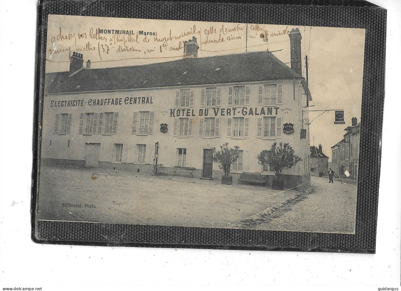 51- MONTMIRAIL- Une Vue Animée De ' L'HÔTEL Du VERT GALANT " - Montmirail