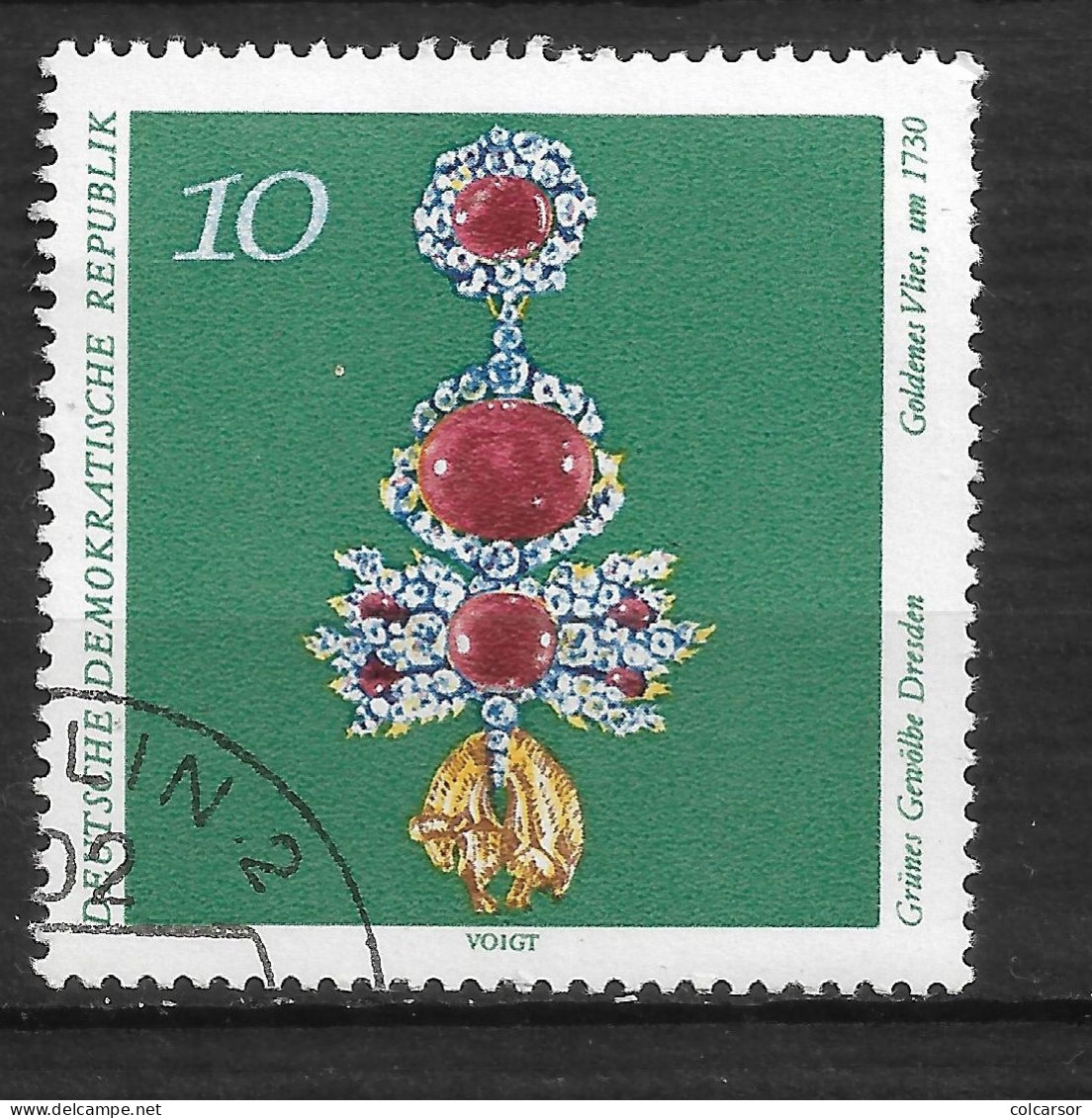 ALLEMAGNE   REPUBLIQUE DÉMOCRATIQUE  N°  1371 "  ART À DRESDE " - Used Stamps