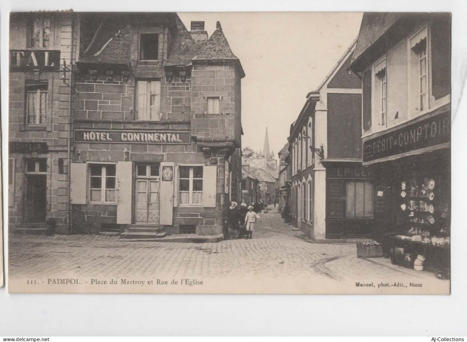 AJC - Paimpol - Place Du Martroy Et Rue De L'eglise - Paimpol