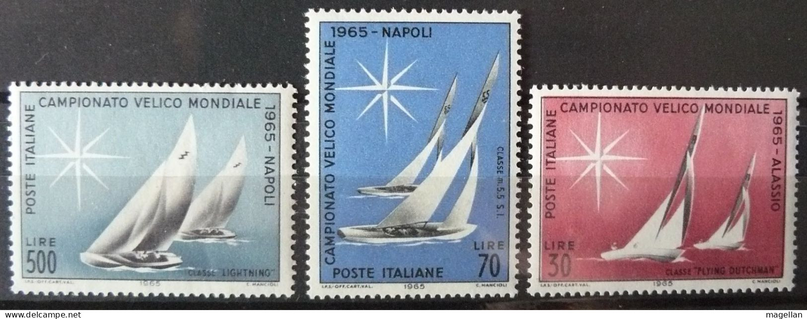 Italie - Yv. 686/687 Et 923/925 Neufs ** (MNH) - Navigateurs - Bateaux - Voiliers - Schiffe