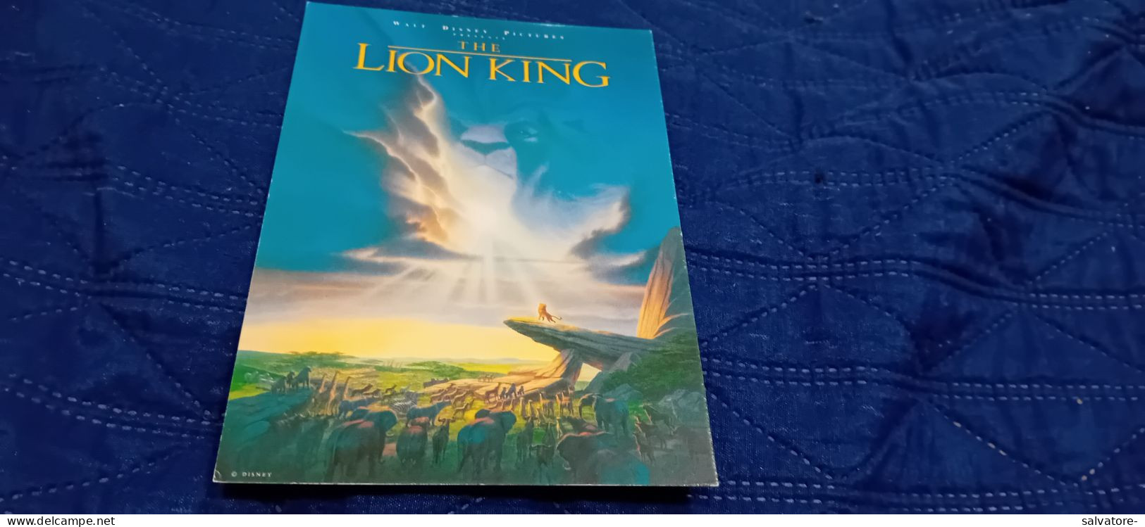 CARTOLINA WALT DISNEY THE LION KING - Vertellingen, Fabels & Legenden