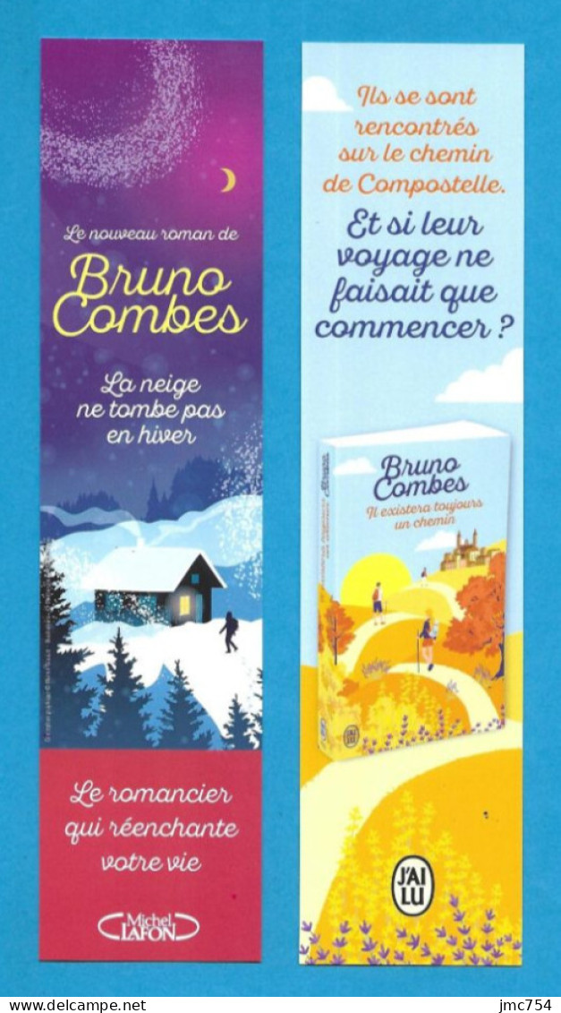 Marque Page  Michel Lafon - J'ai Lu.   Bruno Combes.   Bookmark. - Lesezeichen