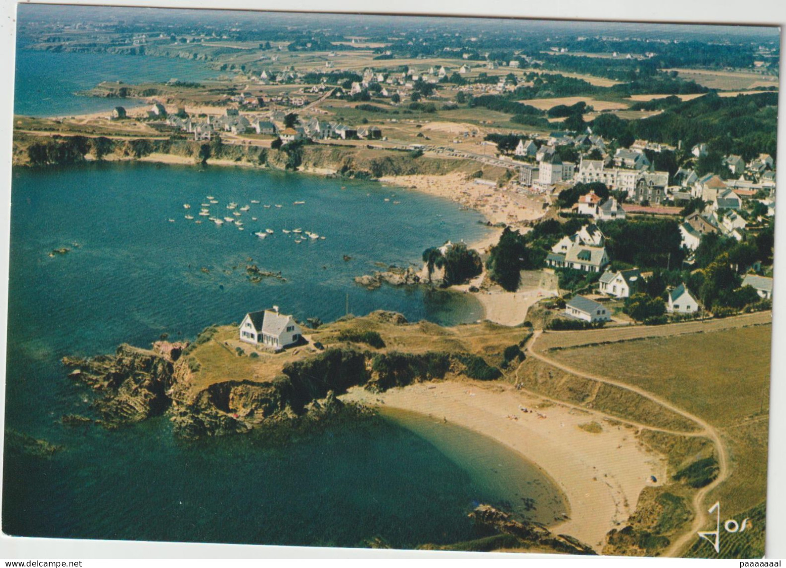 LE POULDU  LA GRANDE PLAGE ET LES HOTELS - Le Pouldu