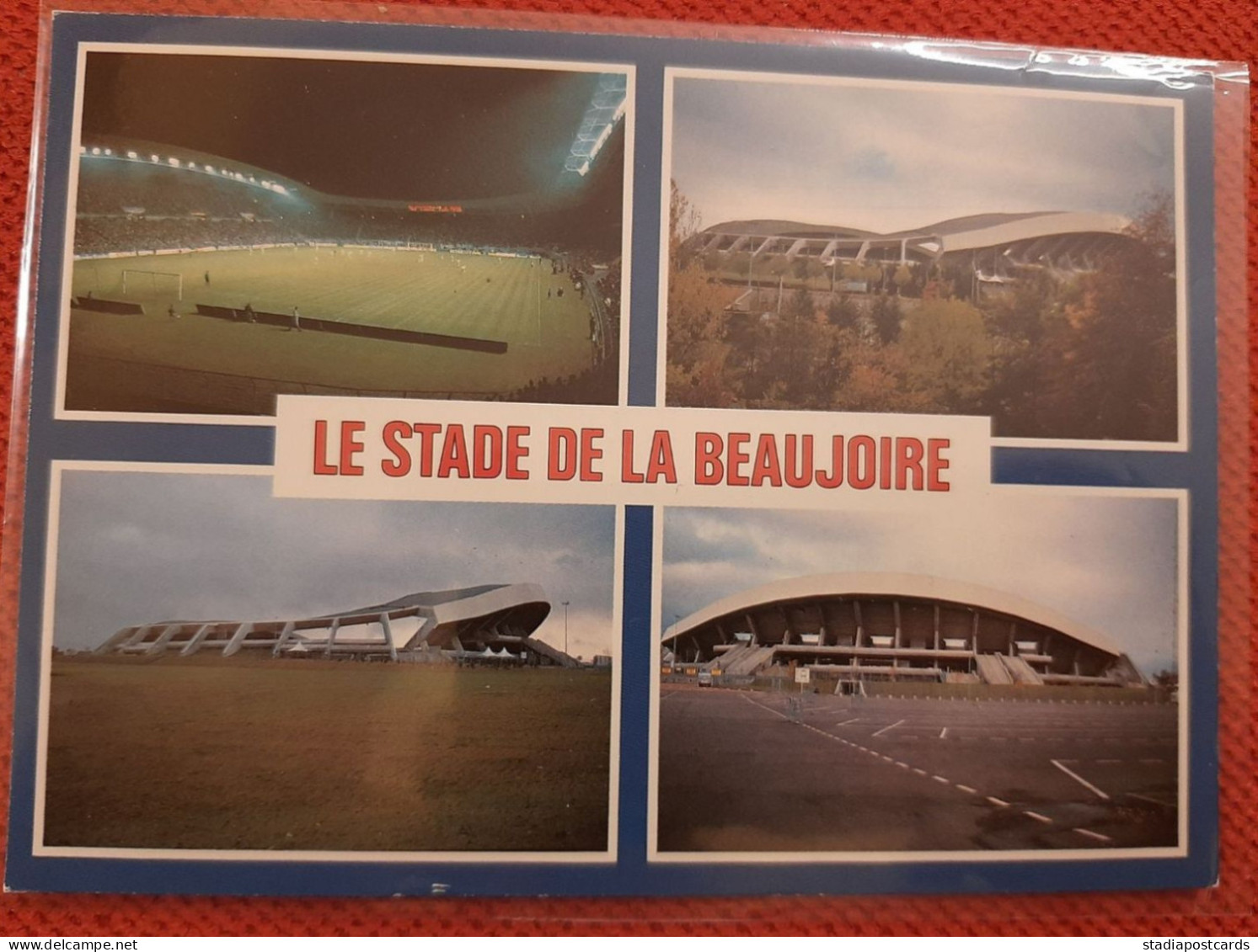 Nantes La Beaujoire Stadium Cartolina Stadio Postcard Stadion AK Carte Postale Stade Estadio - Voetbal