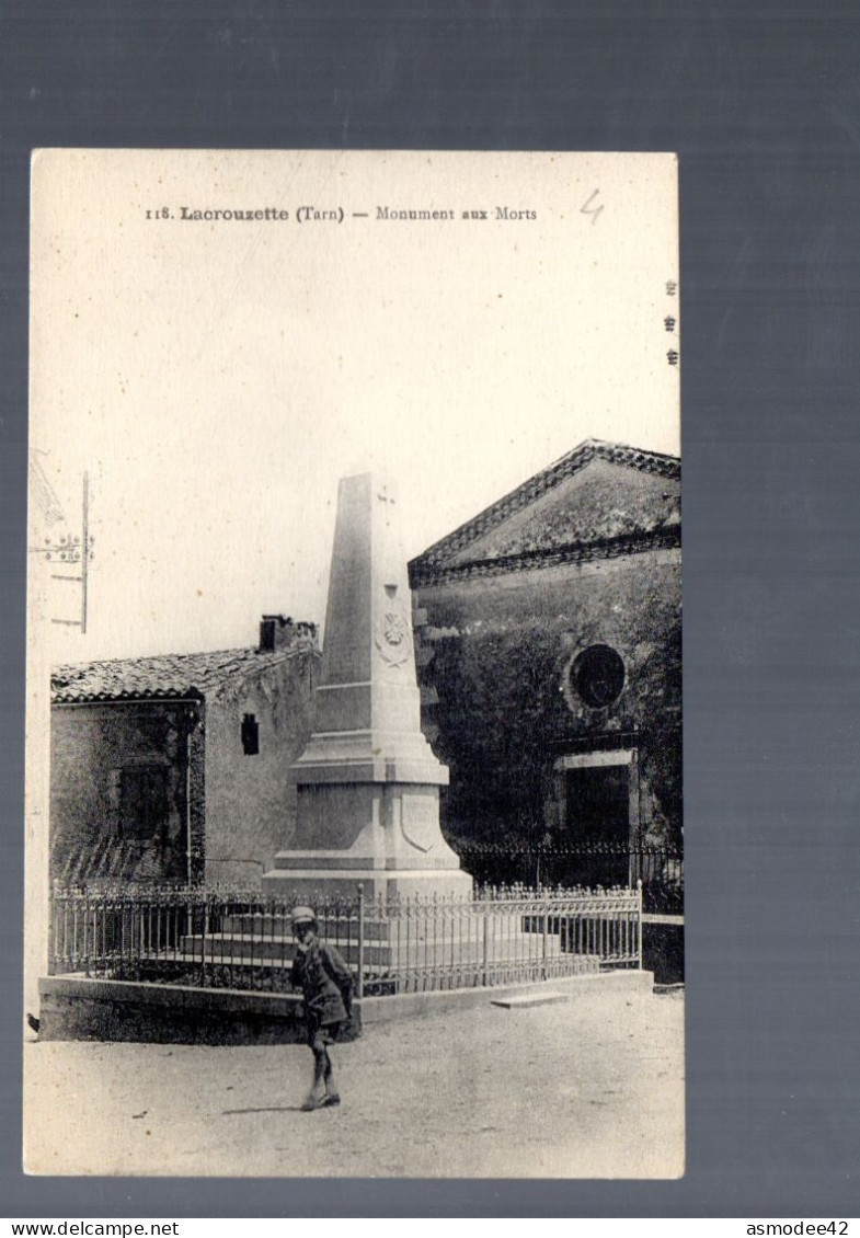 LACROUZETTE MONUMENT AUX MORTS - Autres & Non Classés