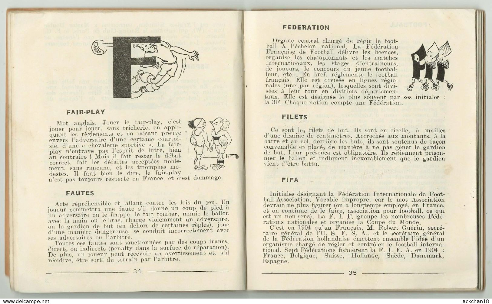 -- LE PETIT DICTIONNAIRE ILLUSTRE DES SPORTS / FOOT BALL ET Les Règles Officielles Du Jeu -- - Libri