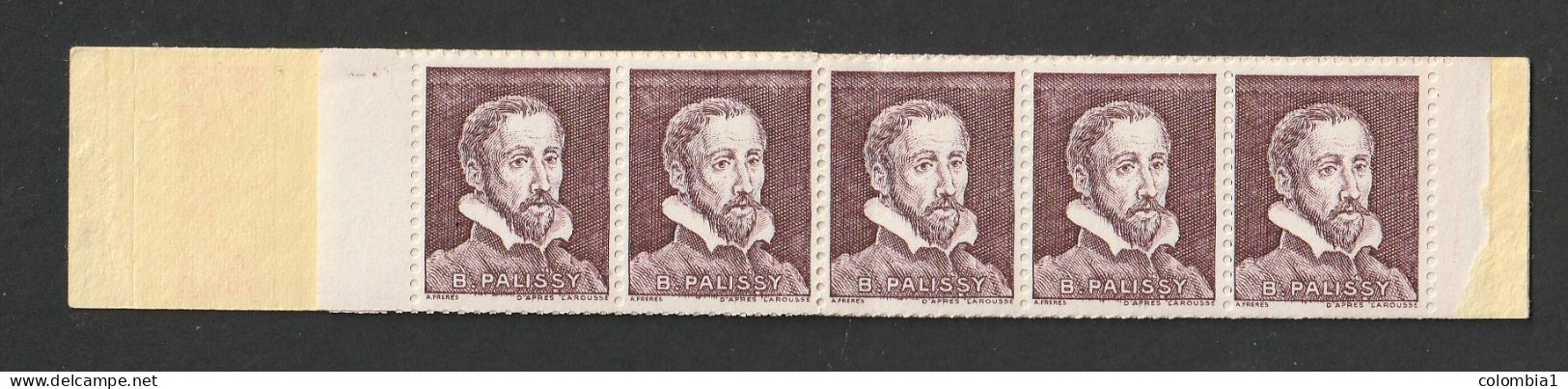 CARNET De 10 Timbres PALISSY N Pa17a Cote 60 EUROS - Cursussen