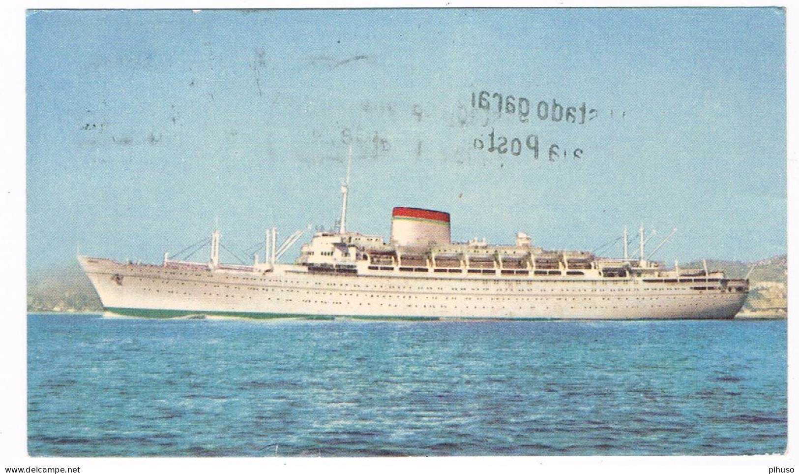 SCH-1677  M/S GIULIO CESARE / M/V AUGUSTUS - Steamers