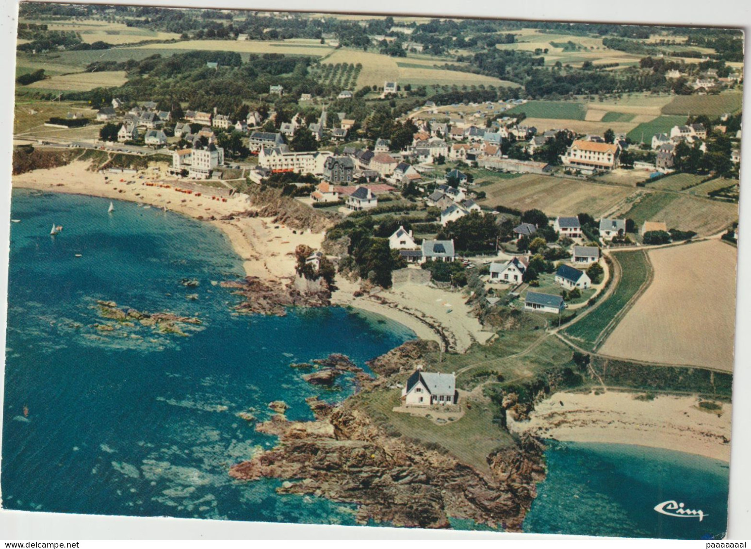 LE POULDU  VUE GENERALE AERIENNE - Le Pouldu