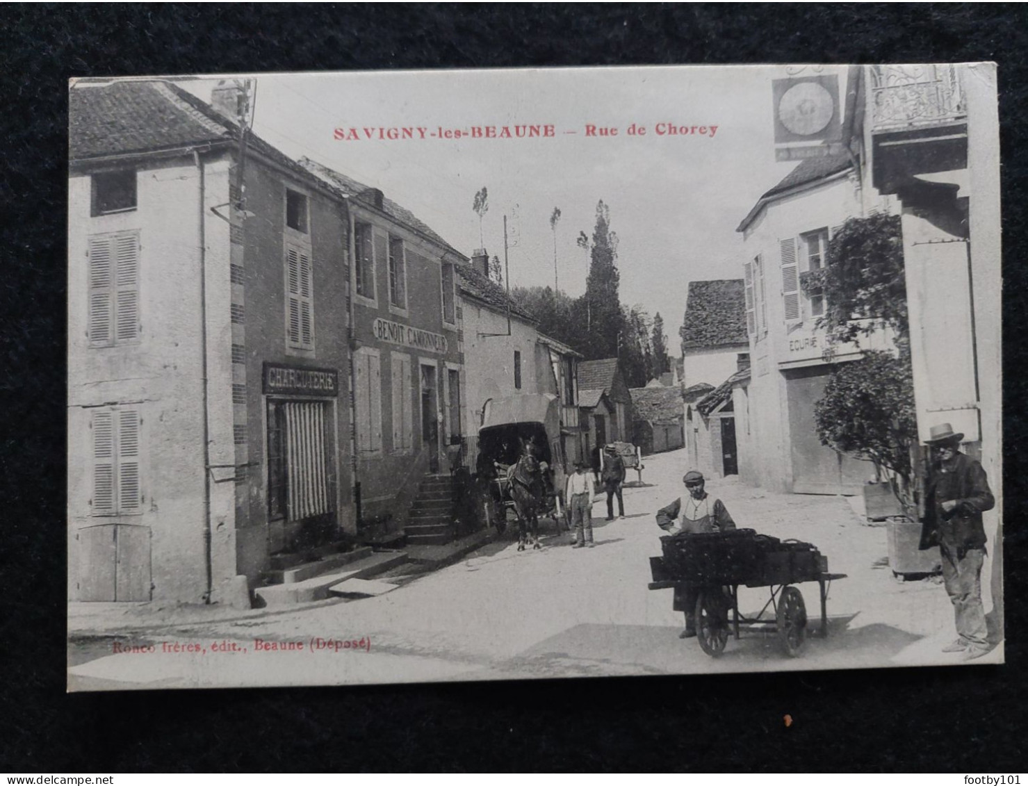 CPA   SAVIGNY Les BEAUNE   Rue De Chorey - Sonstige & Ohne Zuordnung