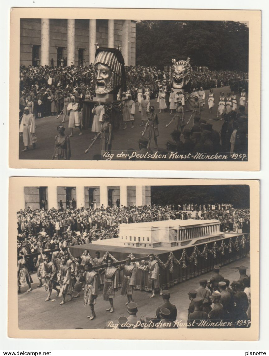 MUNCHEN - Tag Der DEUTSCHEN Kunst - 2 Real Photo Pc 1937 - München