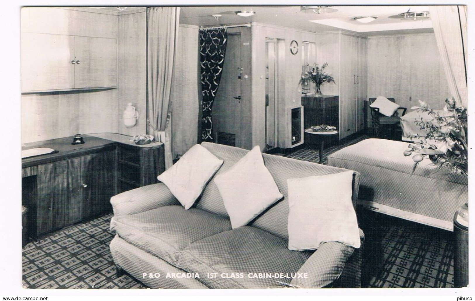 SCH-1680  M/V ARCADIA - 1st Class Cabin-de-Luxe ( P & O ) - Steamers