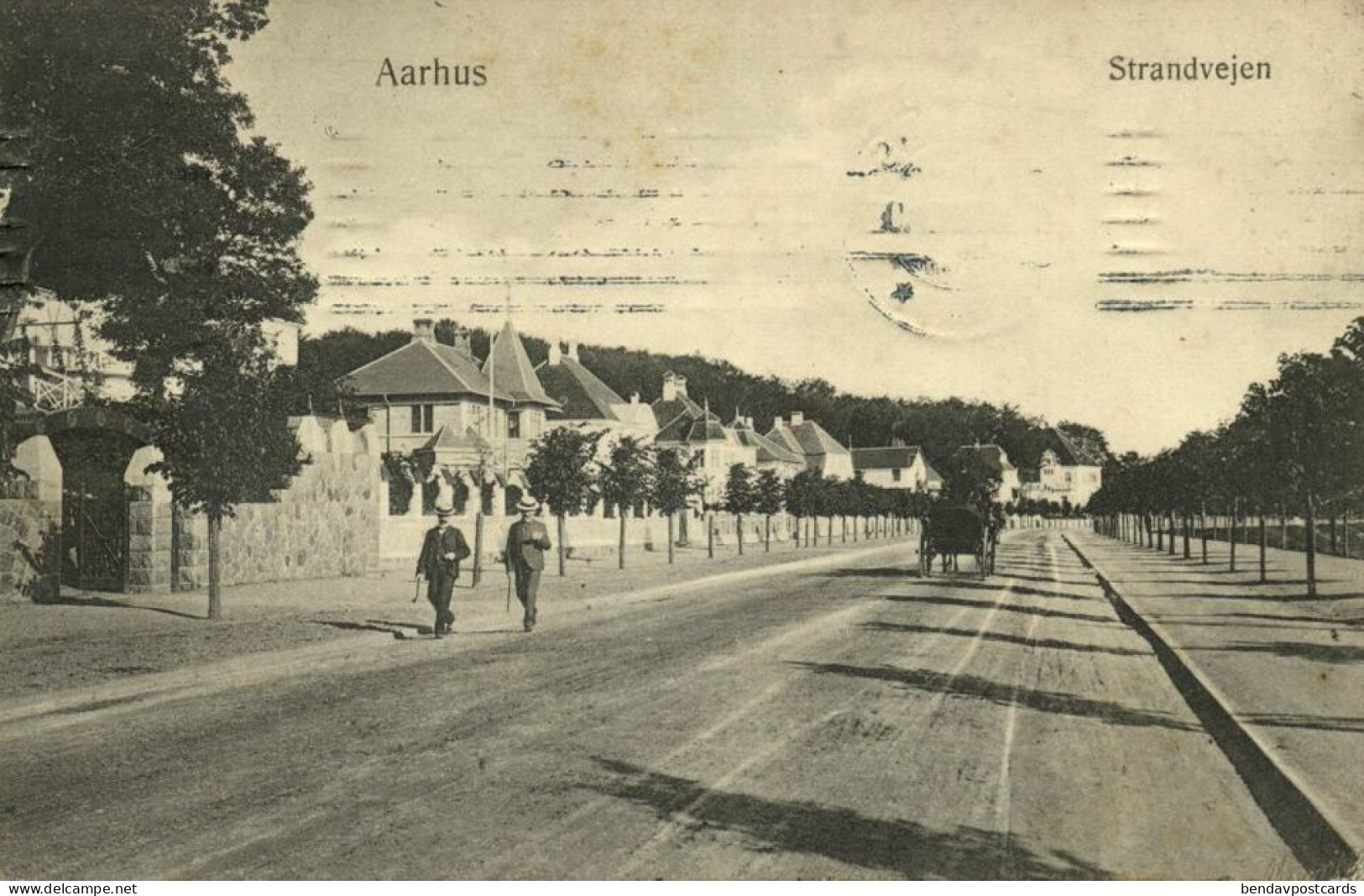 Denmark, AARHUS ÅRHUS, Strandvejen (1909) Postcard - Denemarken