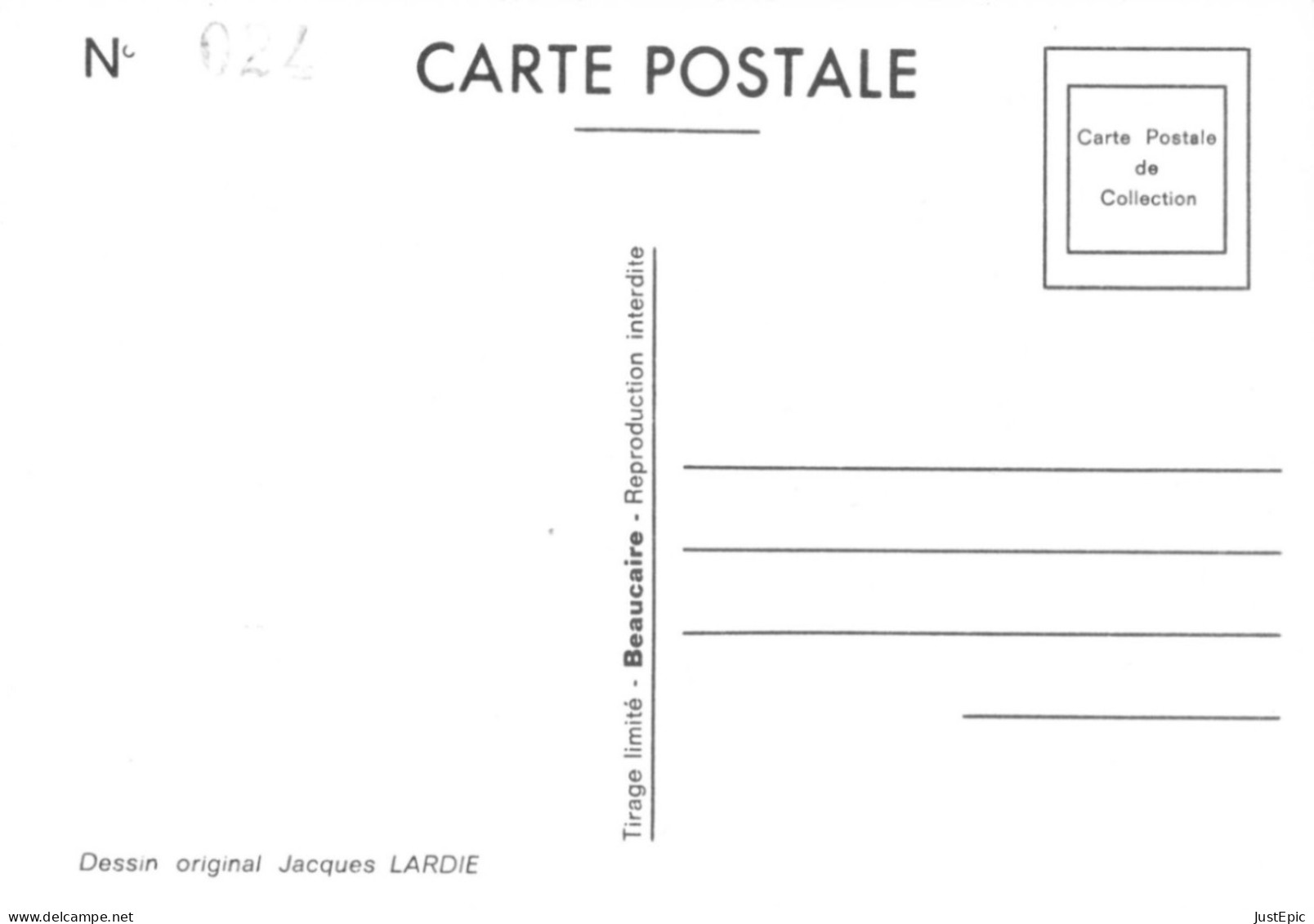 13 / "VITROLLES, AVENUE TJIBAOU..." - LARDIE Jihel Tirage 85 Ex. Caricature Robert VIGOUROUX  Franc-maçonnerie - CPM - Other & Unclassified