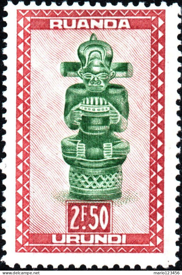 RUANDA-URUNDI, ARTE INDIGENA, 1948, NUOVI (MNH**) Mi:RW-U 121, Scott:RW-U 102, Yt:RW-U 165 - Nuovi