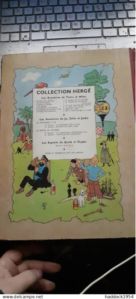 On A Marché Sur La Lune HERGE Casterman 1955 - Hergé