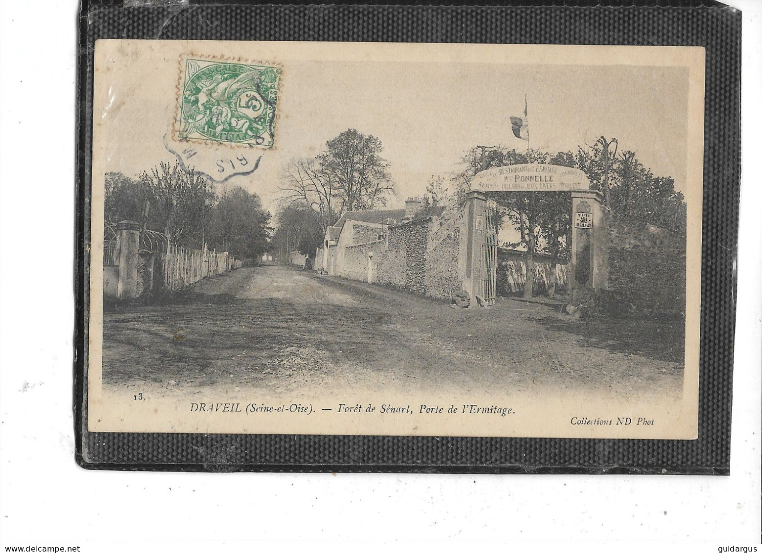 91- DRAVEIL- Une Vue De L'Entrée Du " RESTAURNT L'HERMITAGE " Prop.M.PONNELLE  Dans La Foret De SENART - Draveil