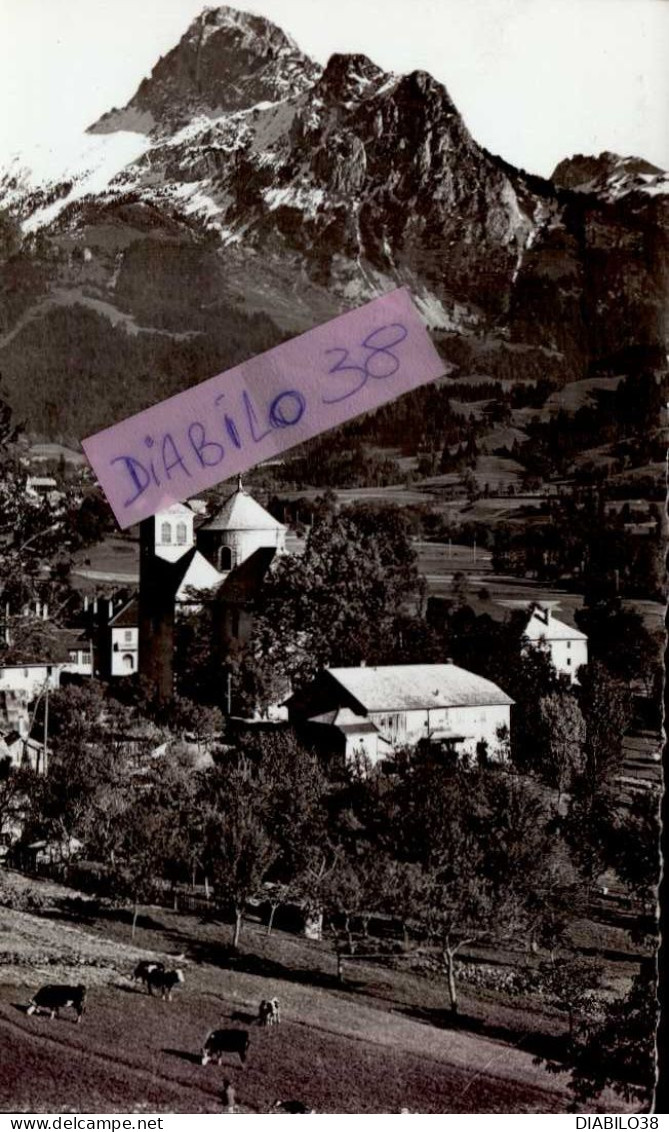 BERNEX    ( HAUTE-SAVOIE )      ET LA DENT D ' OCHES   ( TRES DISCRET PLI EN BAS , A DROITE ) - Altri & Non Classificati