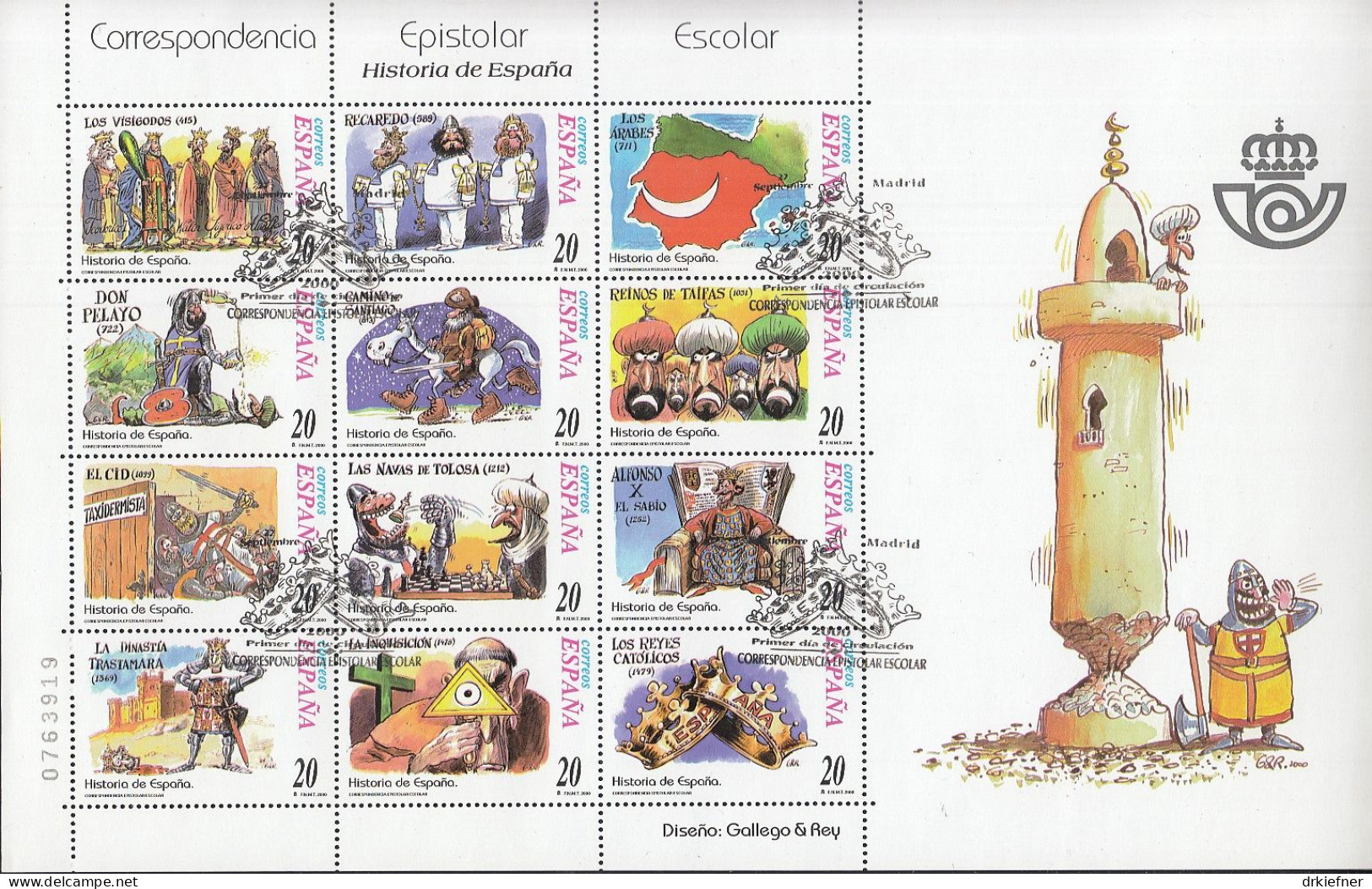 SPANIEN  3529-3531, 3533-3547, 3554-3607, Gestempelt, Aus Jahrgang 2000 - Used Stamps