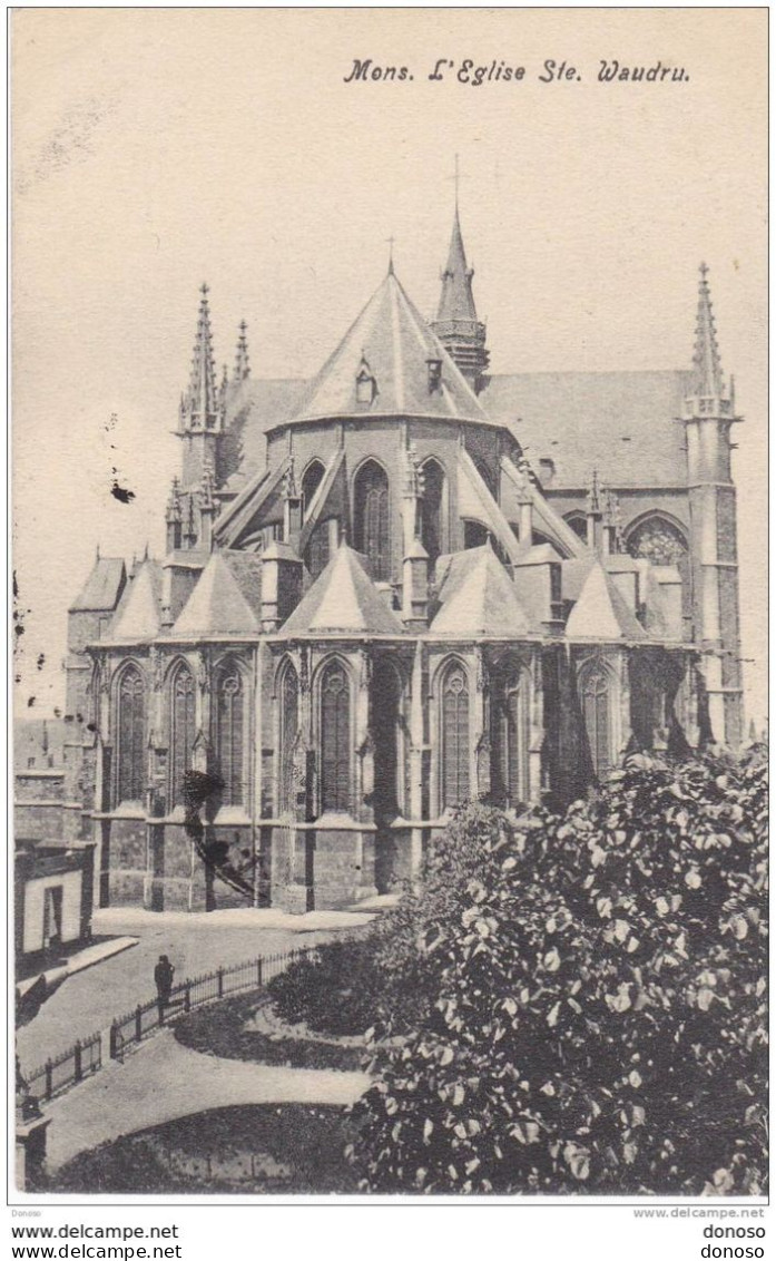 1909, MONS, Eglise Sainte Waudru - Mons