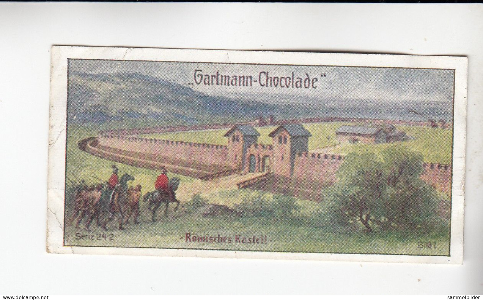 Gartmann  Alte Burgen  Römisches Kastell     Serie 242 #1 Von 1908 - Altri & Non Classificati