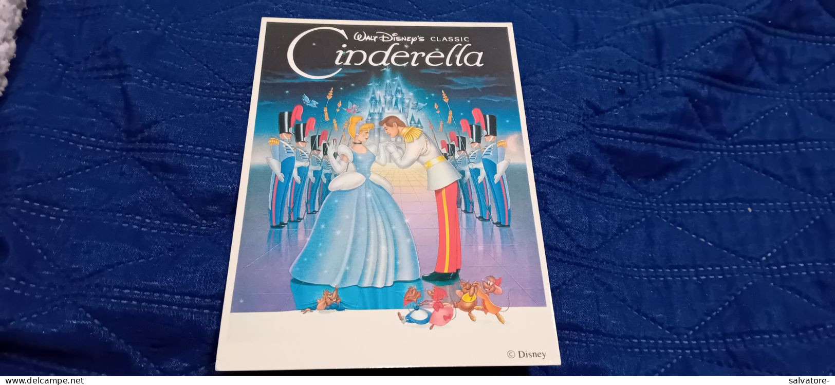 CARTOLINA WALT DISNEY- CINDARELLA - Contes, Fables & Légendes