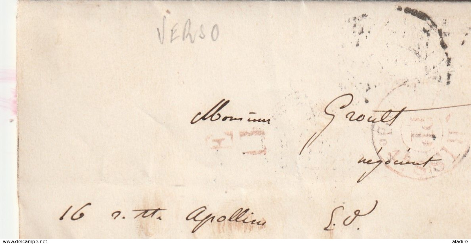 Précurseurs 18e Et 19e Siècle - COLLECTION De 20 Lettres Pliées : Dept Conquis, Cursive, PP, Cachet Essai, Lettre Intern - Ohne Zuordnung