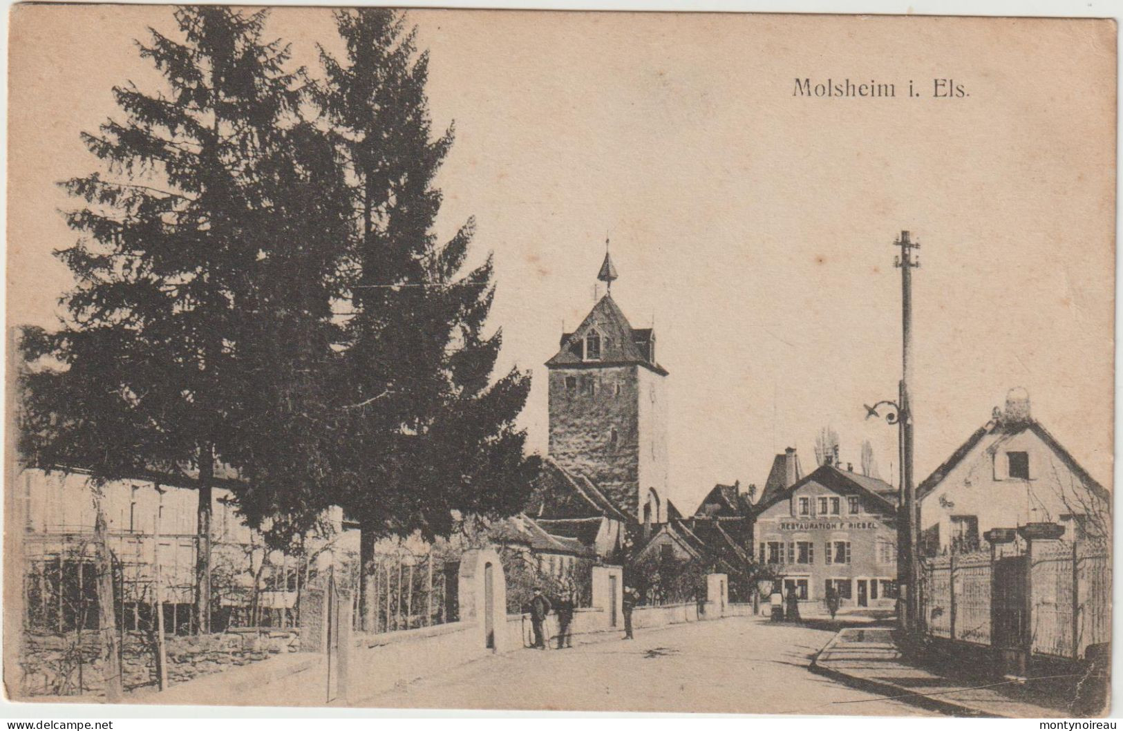 Bas  Rhin : MOLSHEIM  :  Vue  1919 - Molsheim