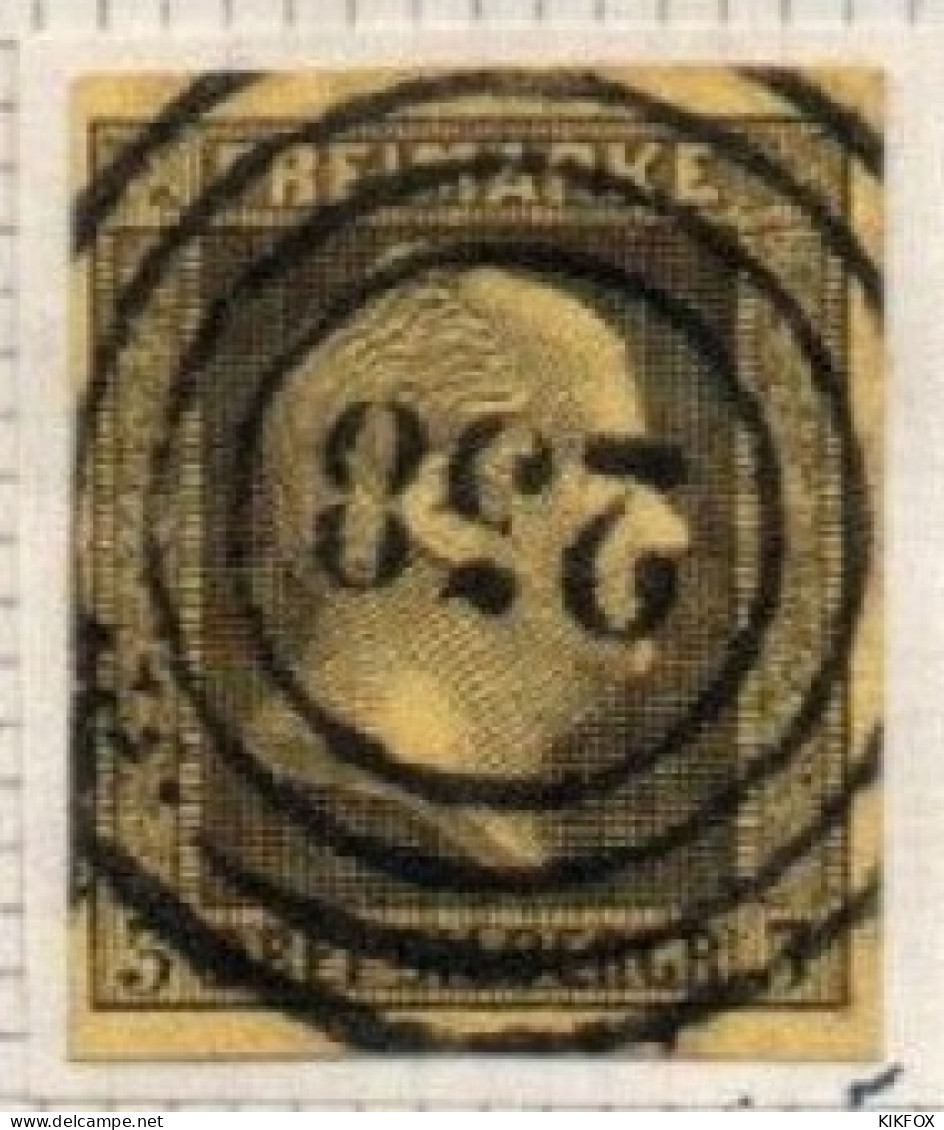 ALTDEUTSCHLAND , PREUSSEN, 1850, MI 4, 3 SGR, KÖNIG FRIEDRICH WILHELM LV, GESTEMPELT, OBLITERE 258 Köln - Used