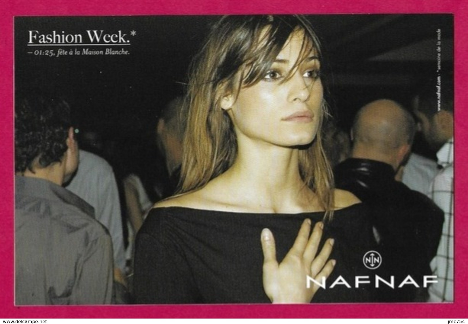 CPM.   NAF NAF.   Mode.   Fashion Week.    Postcard. - Advertising