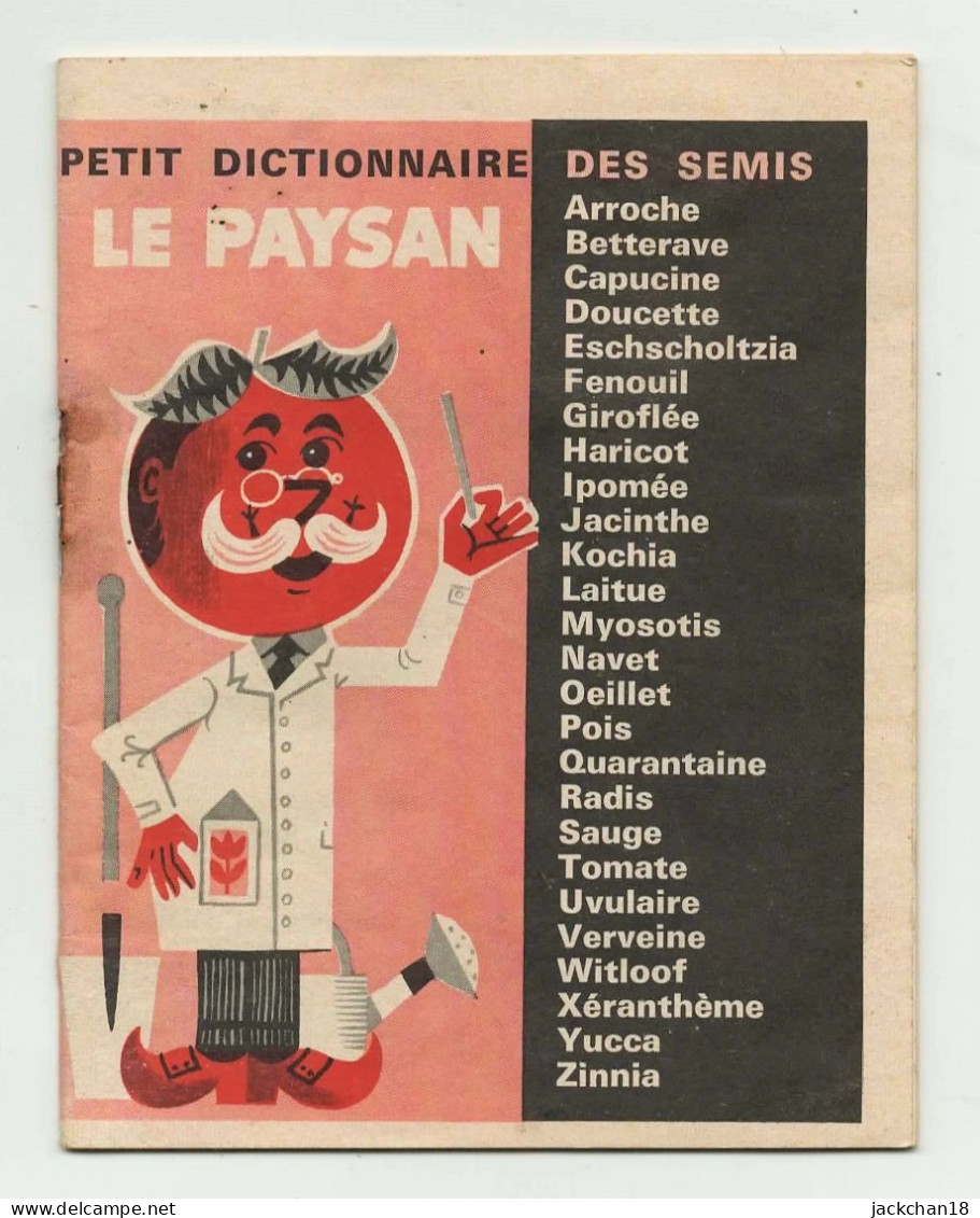 -- PETIT DICTIONNAIRE DES SEMIS  "LE PAYSAN" -- - Publicités