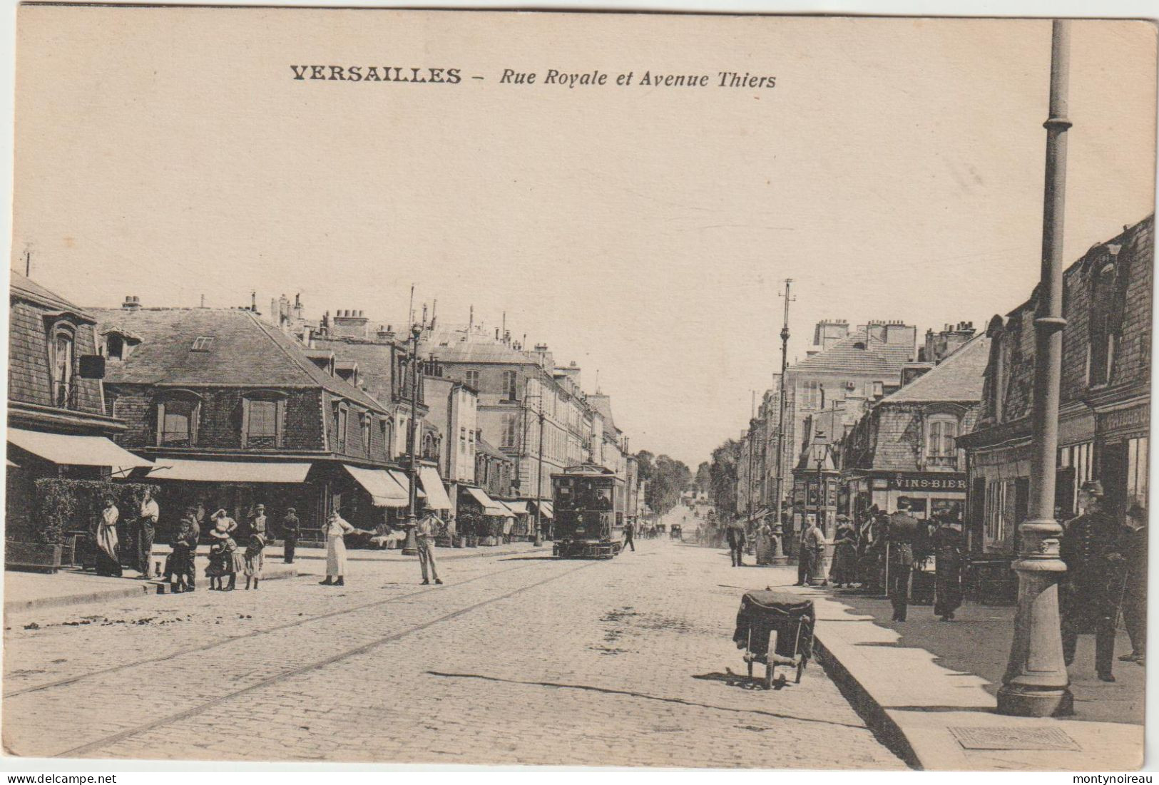 Yvelines : VERSAILLES  : Rue  Royale Ey  Avenue  Thiers - Versailles