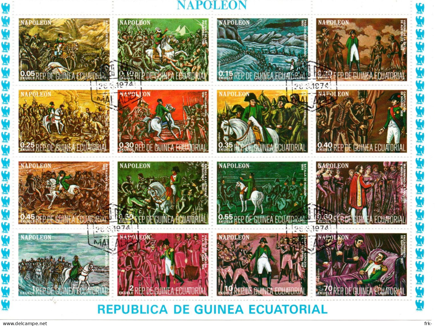 Guinea Equatioral 1974 Bf Napoleon - Äquatorial-Guinea