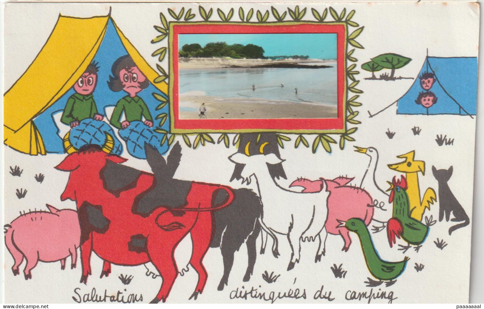 SAINT PIERRE QUIBERON  CARTE HUMOUR - Quiberon