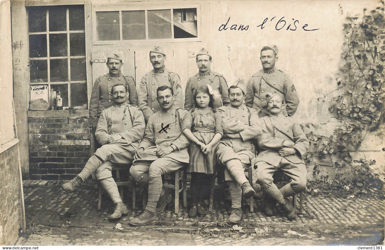 Militaria WW1 Guerre 1914 1918 Carte Photo Soldats Militaires - Guerre 1914-18