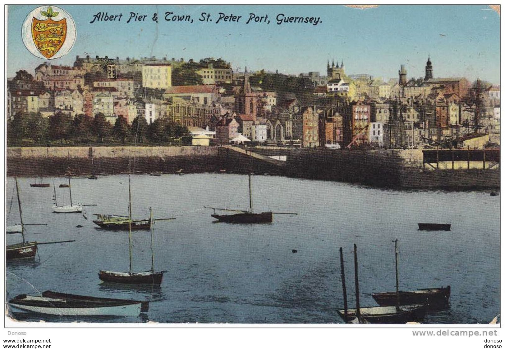 GUERNESEY, GUERNSEY, Saint Peter Port, Albert Pier And Town - Guernsey