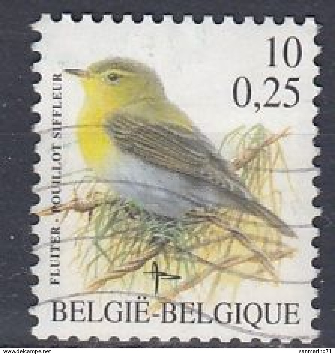 BELGIUM 2988,used,birds - Other & Unclassified