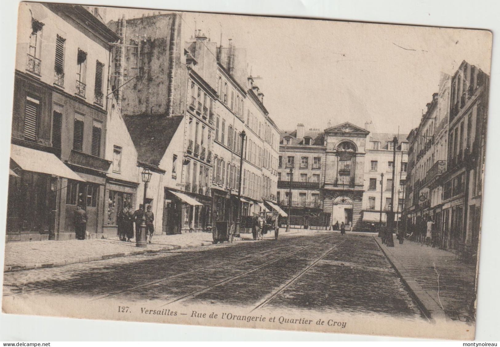 Yvelines : VERSAILLES  : Rue  De L  Orangerie Et  Quartier  De  Croy - Versailles