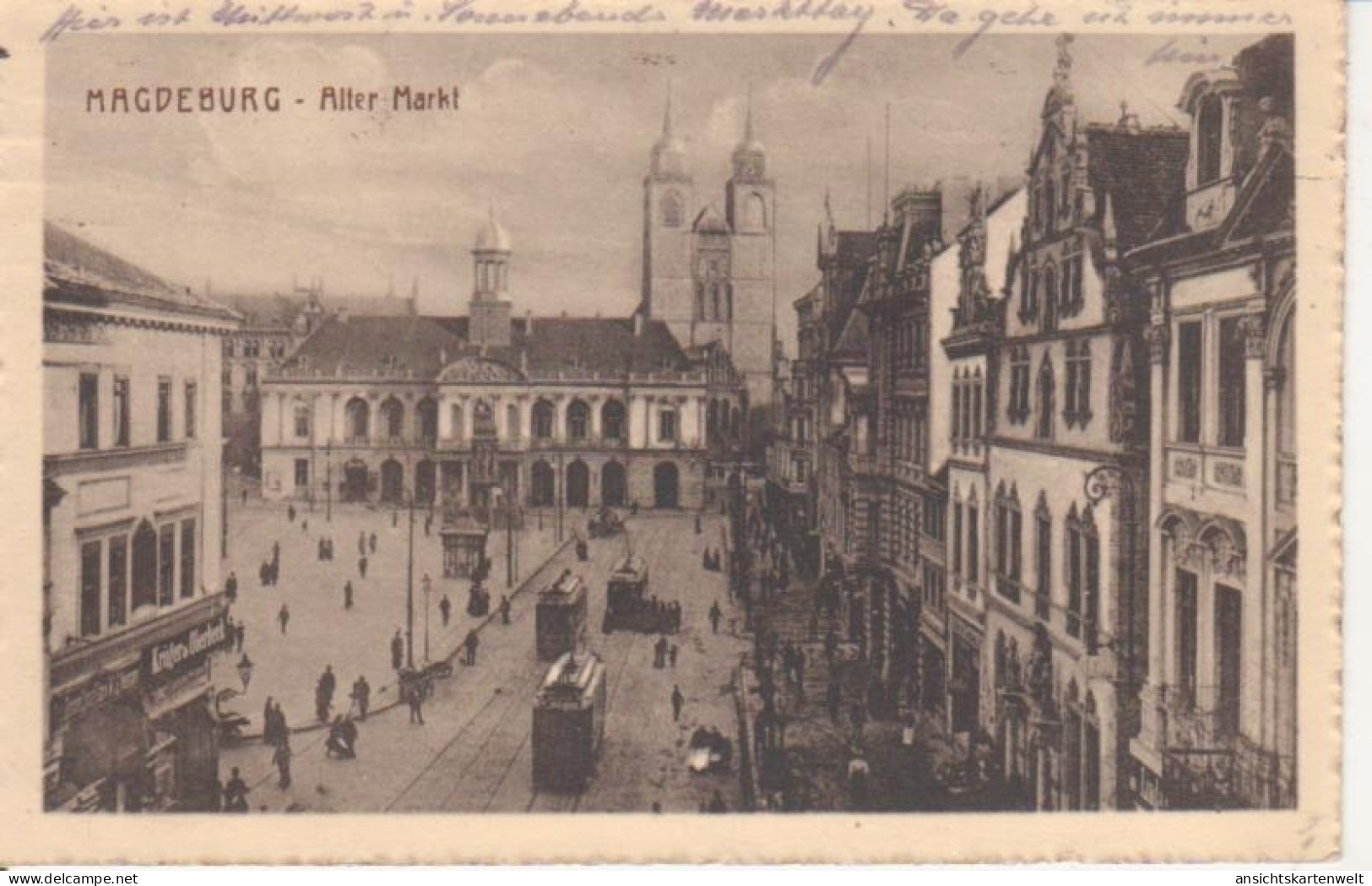 Magdeburg Alter Markt Feldpgl1918 #90.584 - Other & Unclassified