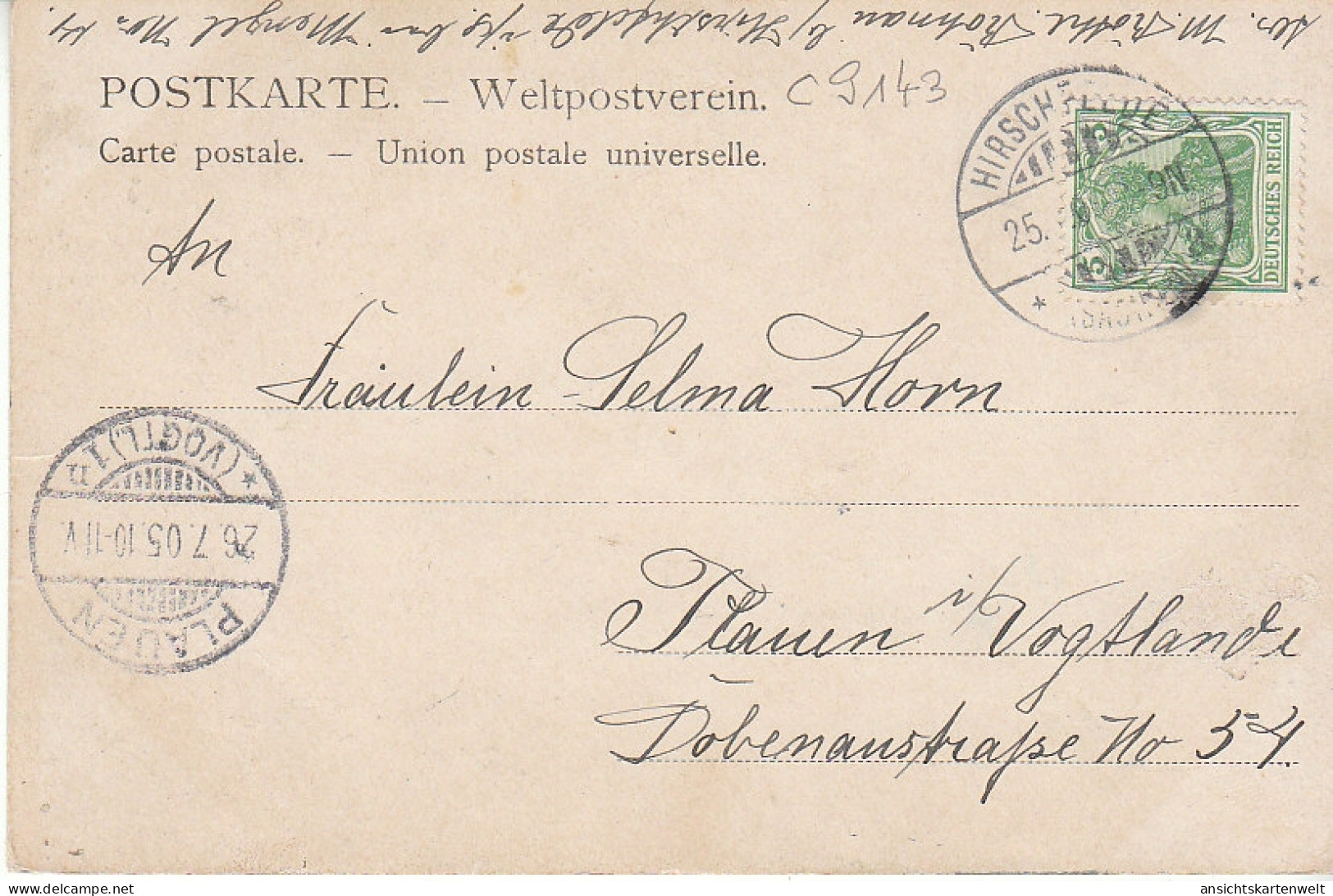 Blumengruß Künstlerkarte Gl1910 #C9143 - Otros & Sin Clasificación