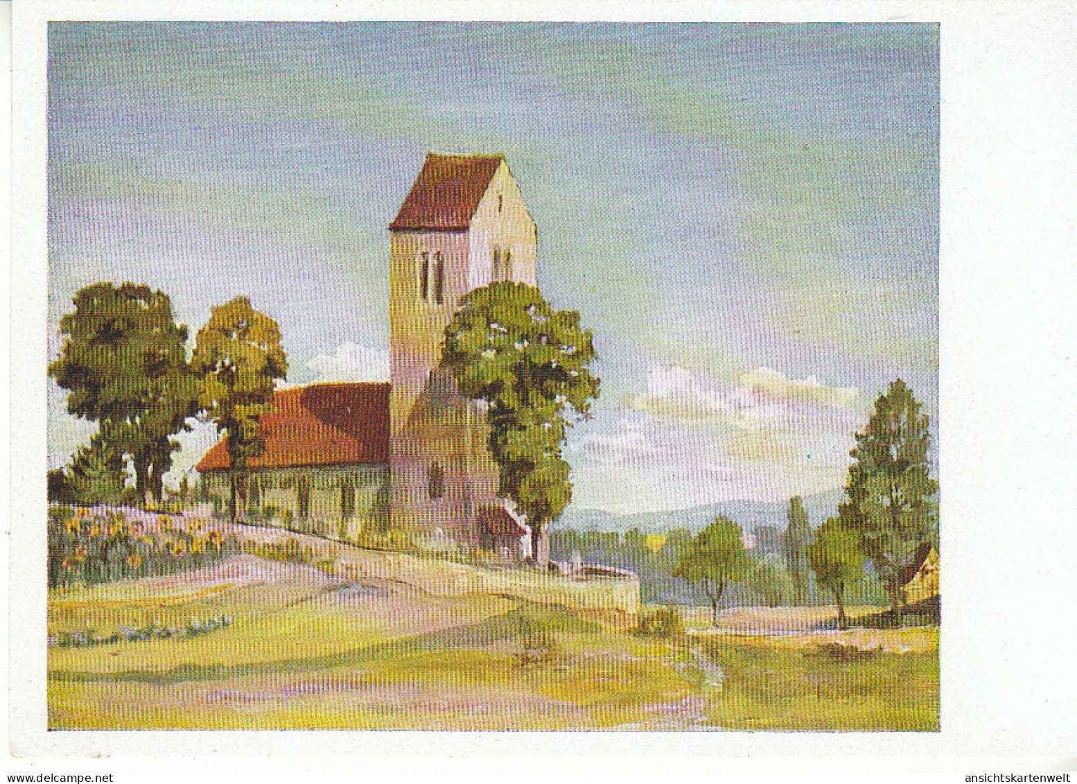 G.PETERS Burnkirch Bei Illfurt Ngl #C9639 - Malerei & Gemälde