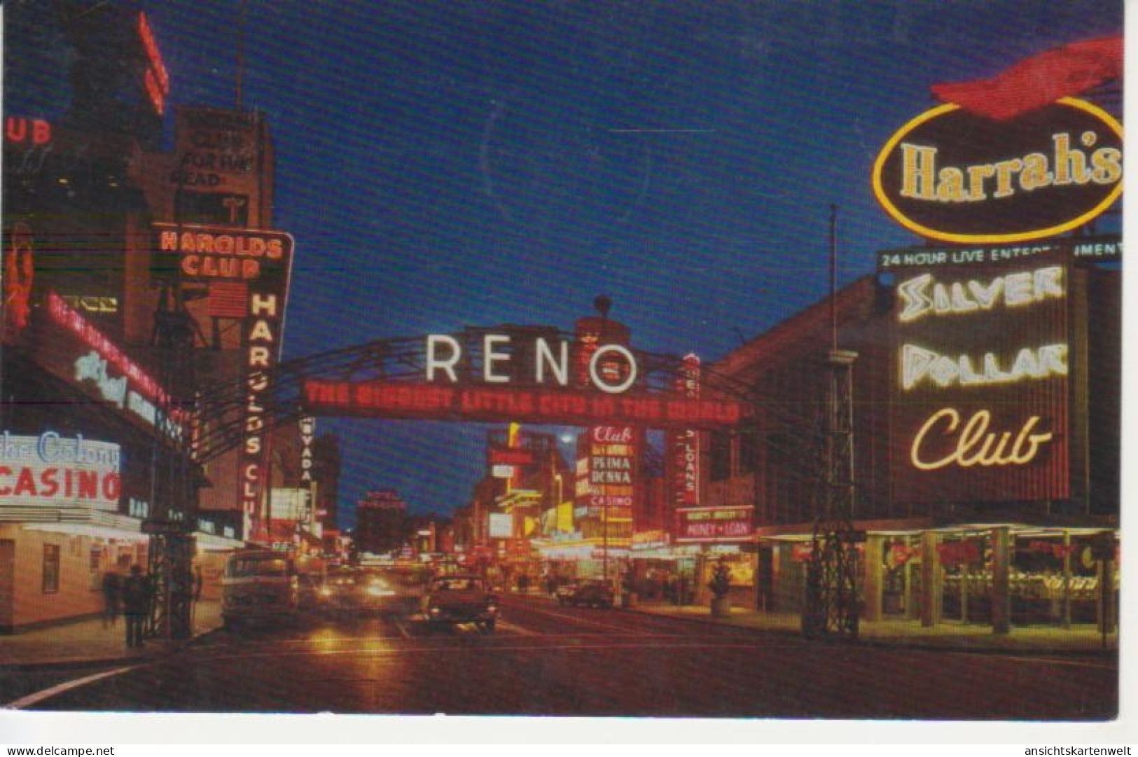 The Famous RENO Arch And Virginia St Ngl #217.441 - Sonstige & Ohne Zuordnung