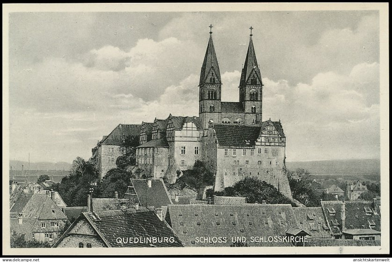 Quedlinburg Schloss Und Schlosskirche Ngl #139.952 - Autres & Non Classés