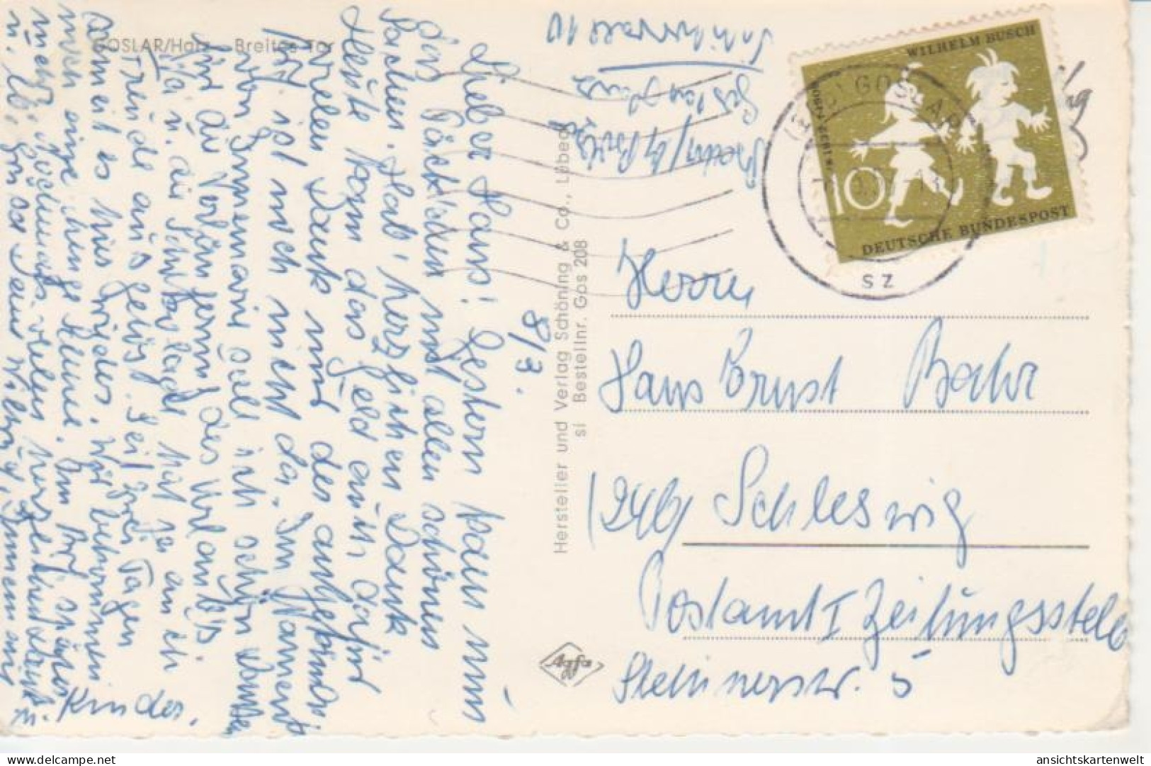 Goslar A.H. Breites Tor Gl1958 #217.691 - Autres & Non Classés